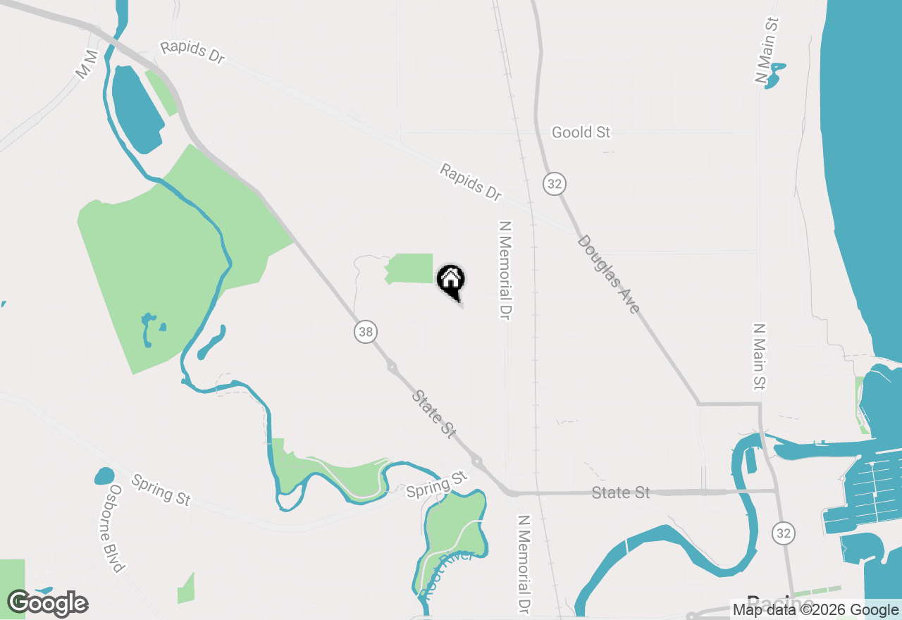 Map of 1514 Carlisle Ave, Racine, WI 53404