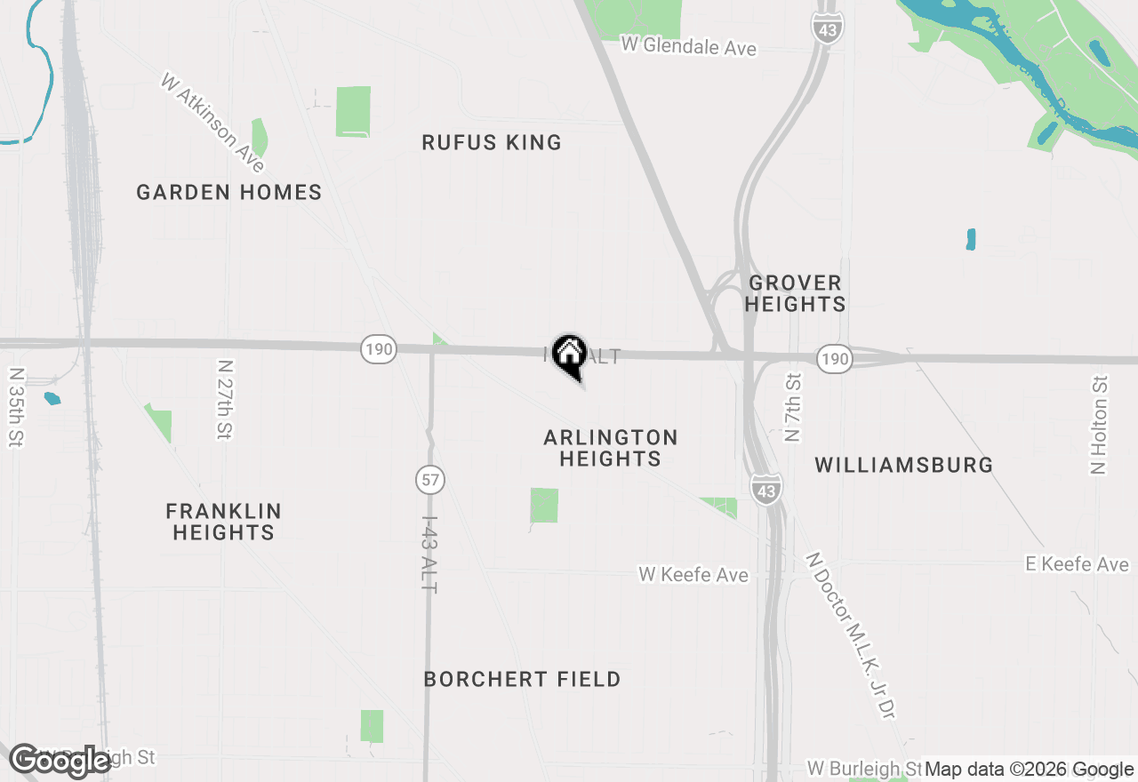 Map of 3914 N 16th St, Milwaukee, WI 53206