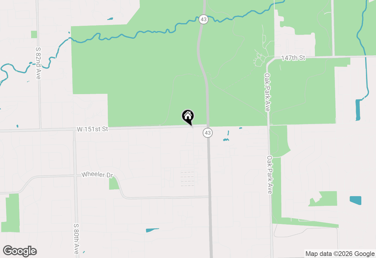 Map of 15140 Evergreen Drive #3D, Orland Park, IL 60462