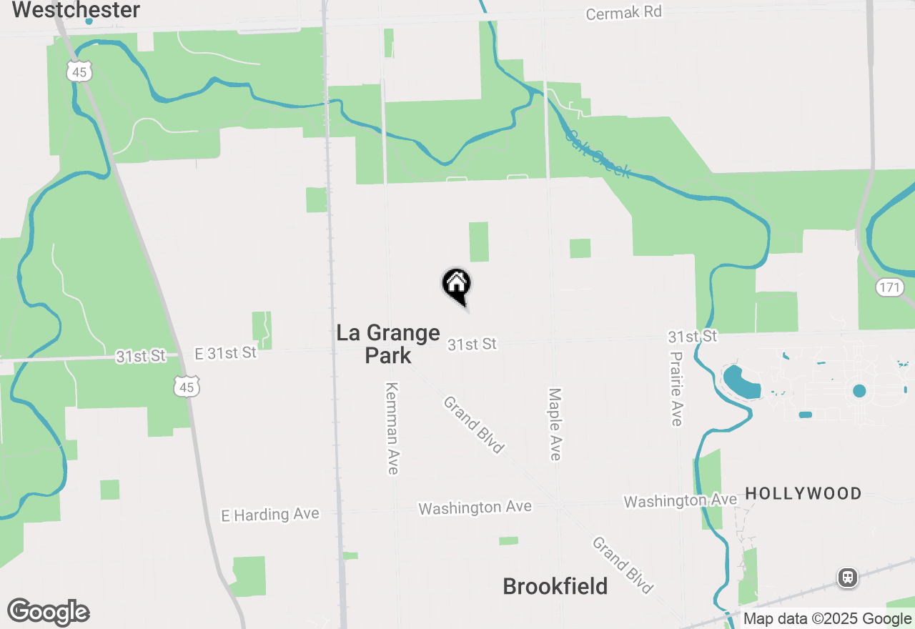 Map of 1137 Morgan Avenue, La Grange Park, IL 60526