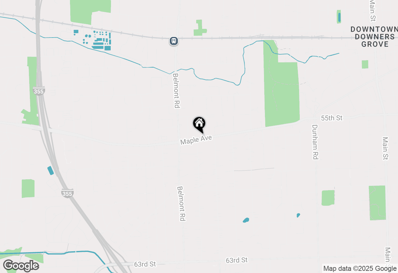 Map of 5523 Pershing Avenue, Downers Grove, IL 60515