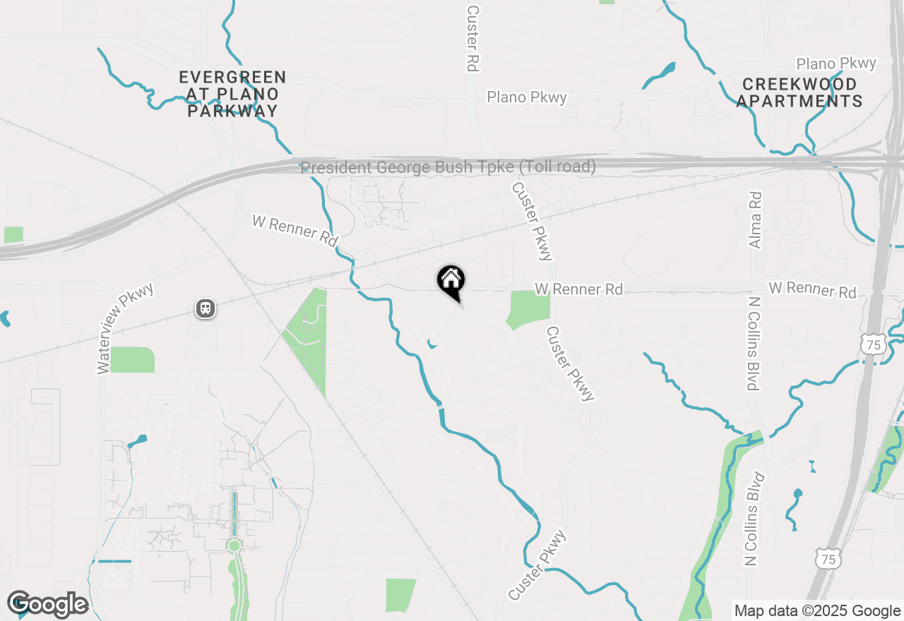 Map of 3208 Saint Cloud Lane, Richardson, TX 75080