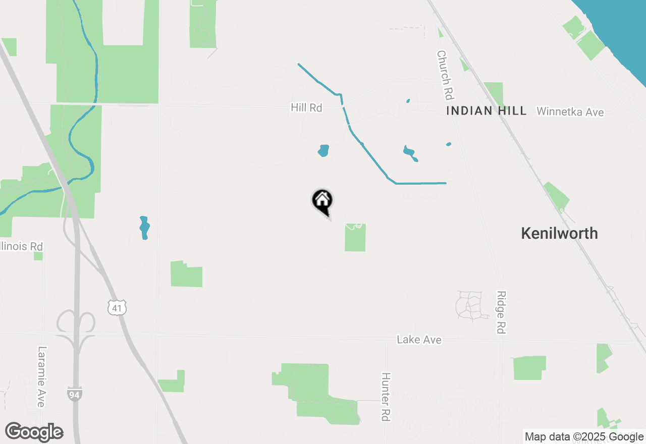 Map of 2514 Kenilworth Avenue, Wilmette, IL 60091