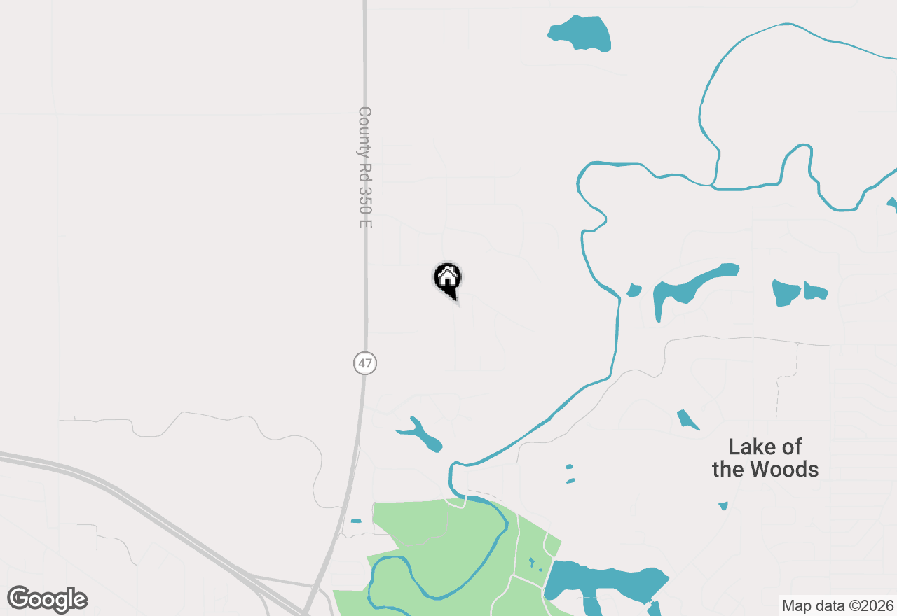 Map of 1213 Briarwood Lane, Mahomet, IL 61853