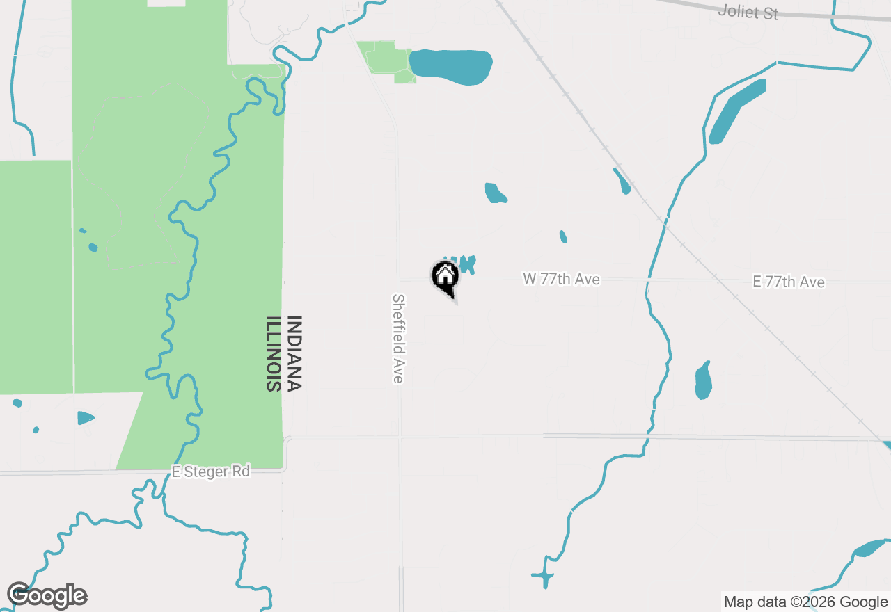 Map of 505 Brittany Lane, Dyer, IN 46311