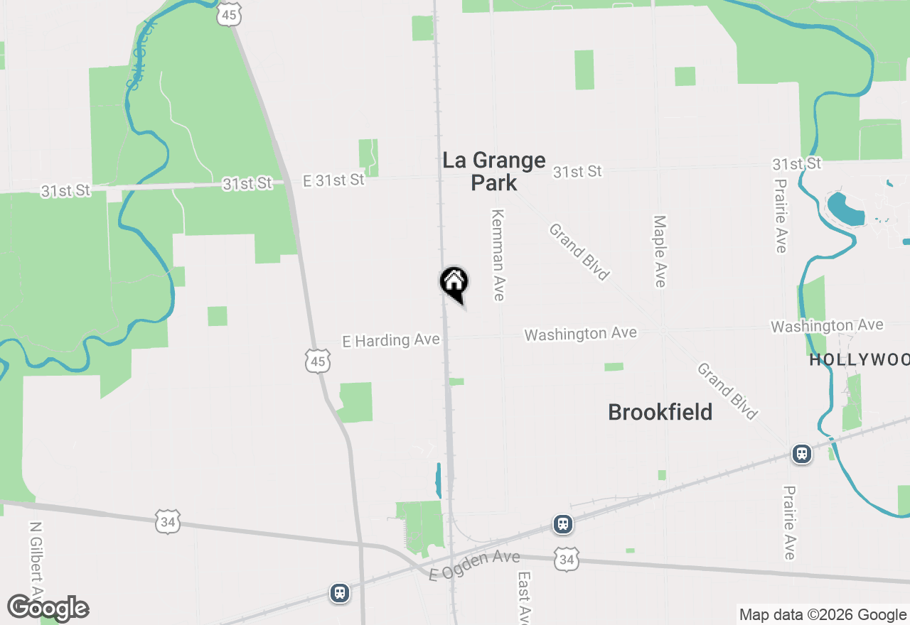 Map of 730 Beach Avenue #4, La Grange Park, IL 60526