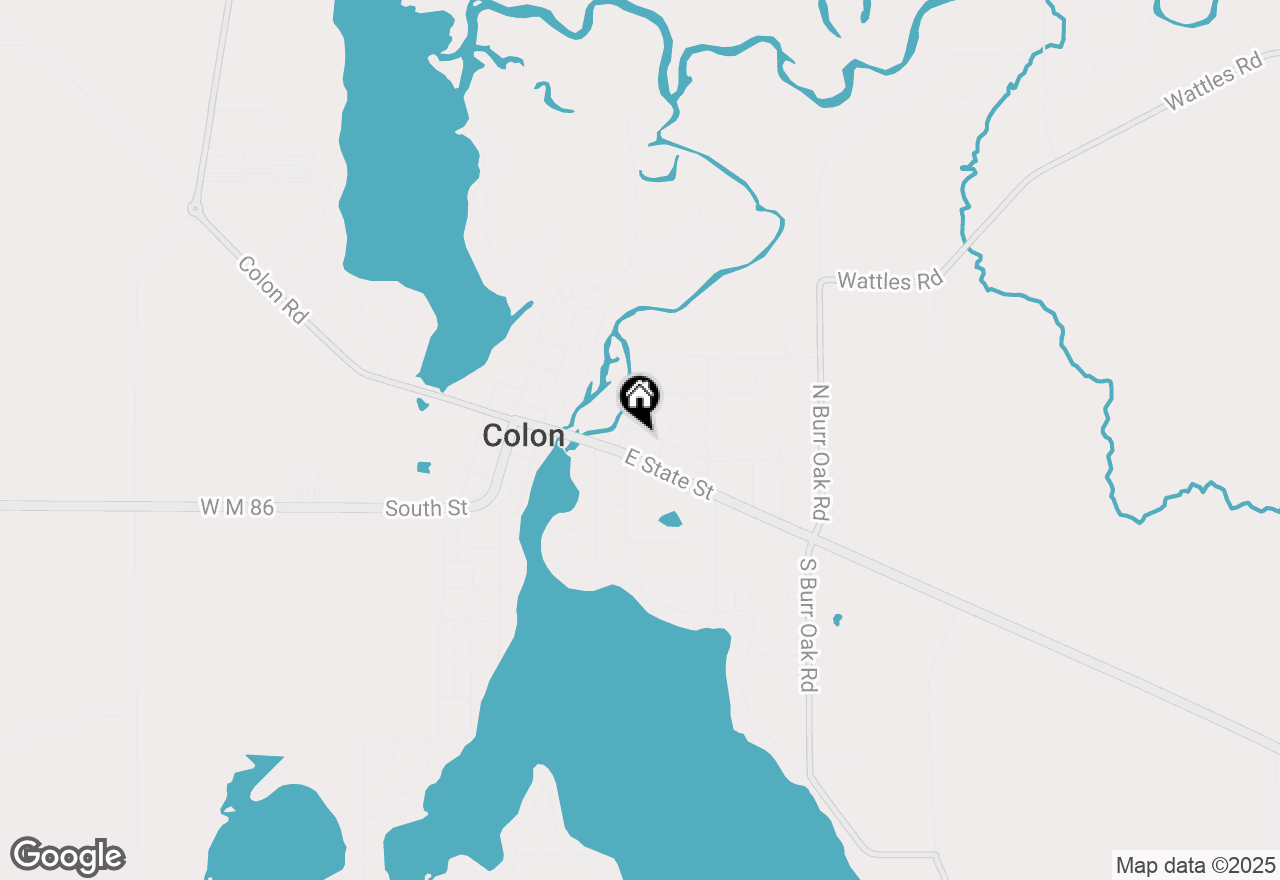 Map of 418 Romine Street, Colon, MI 49040