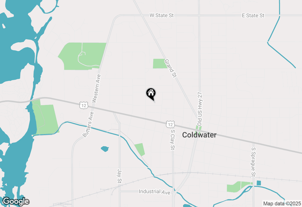 Map of 44 Henry Street, Coldwater, MI 49036