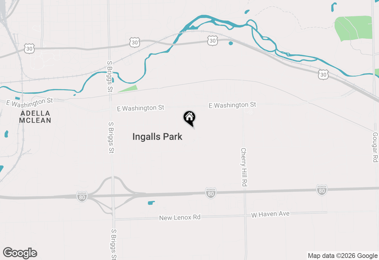 Map of 208 Independence Avenue, Joliet, IL 60433