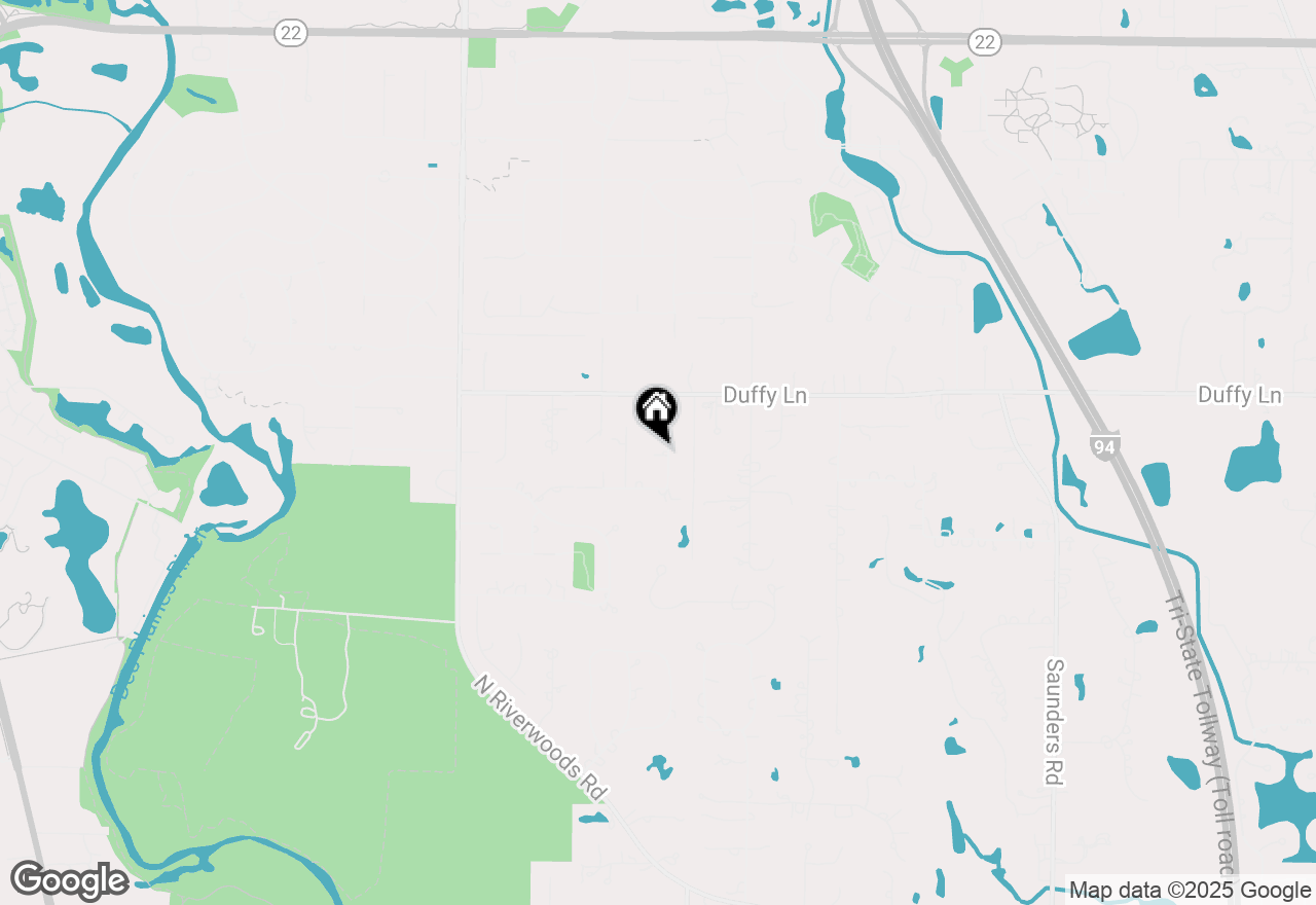 Map of 1900 Strenger Lane, Riverwoods, IL 60015