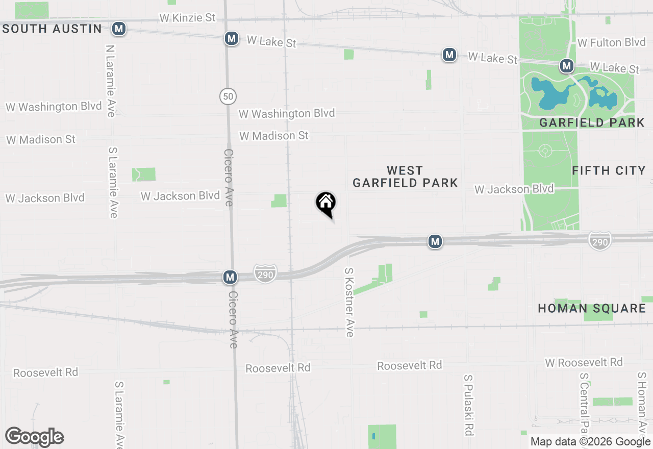 Map of 4447 W Van Buren Street, Chicago, IL 60624