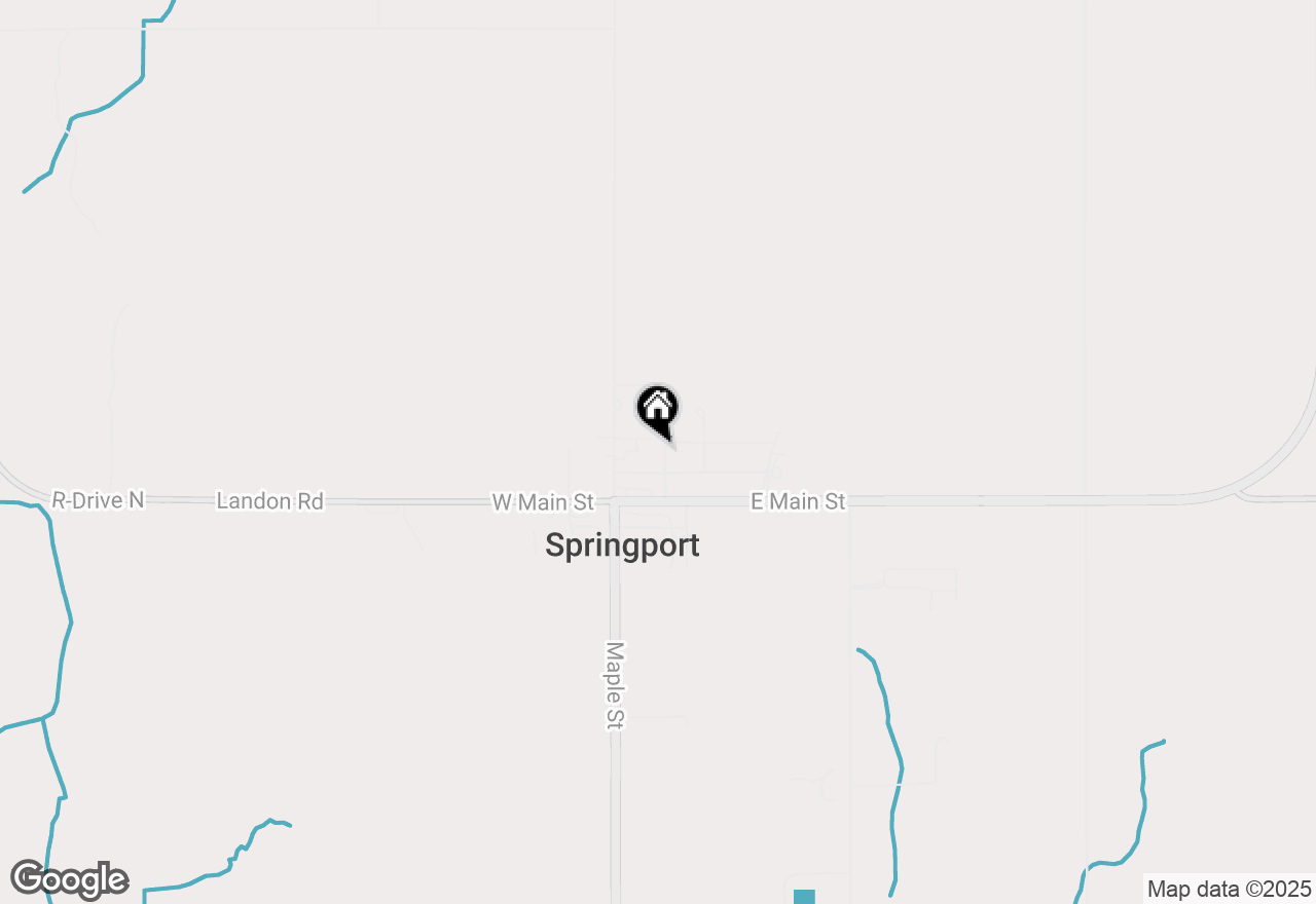 Map of 229 Pearl Street, Springport, MI 49284
