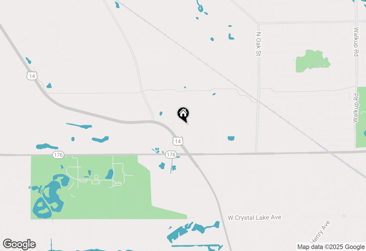 Map of 7615 W Andrea Lane, Crystal Lake, IL 60012