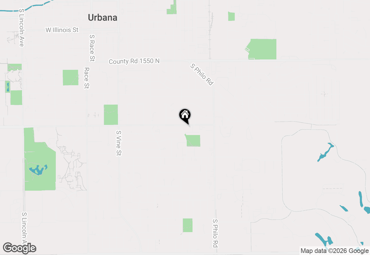Map of 1105 E Florida Avenue, Urbana, IL 61801