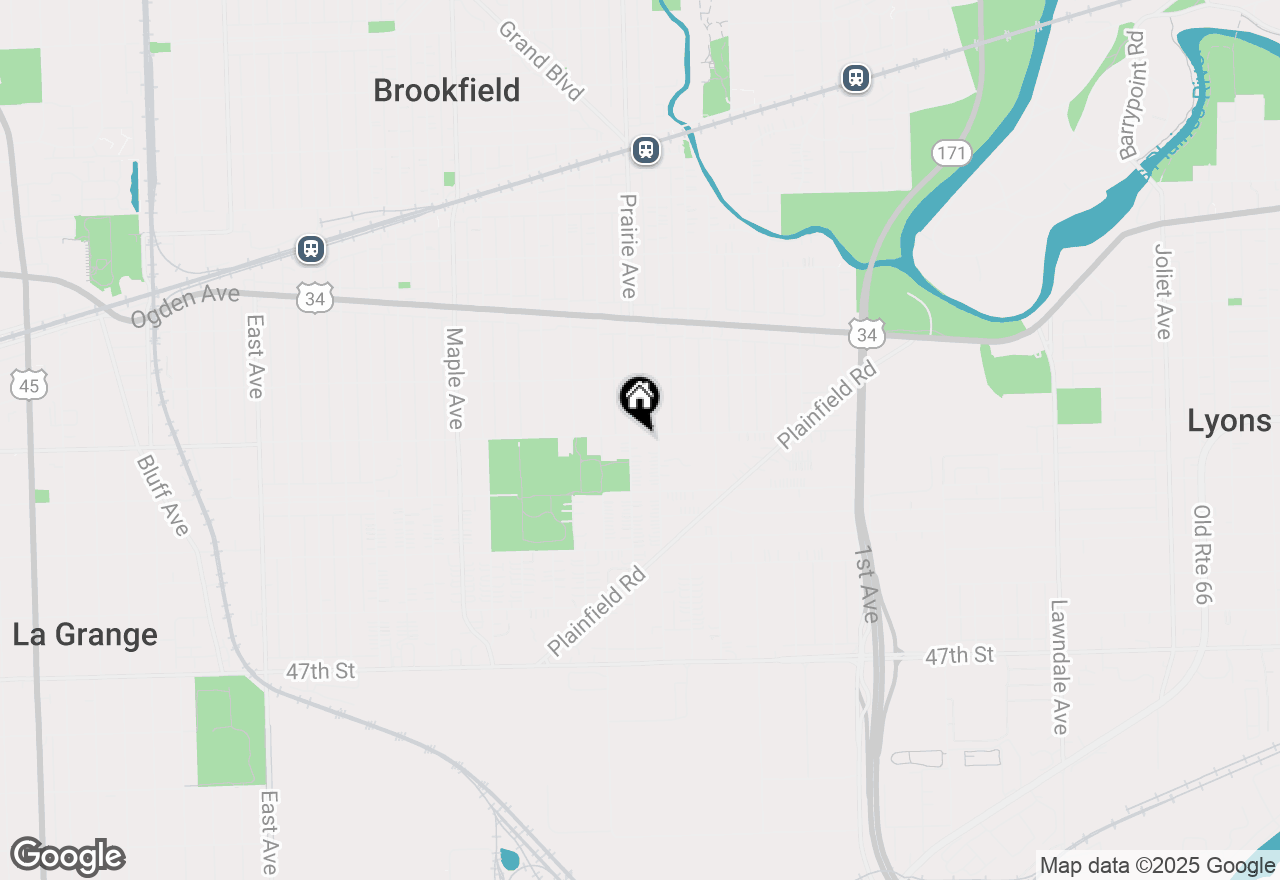 Map of 4301 Prairie Avenue, Brookfield, IL 60513