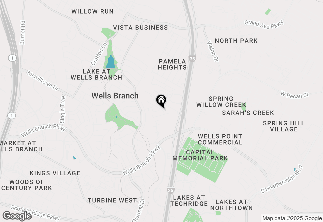 Map of 1801 Parralena Ln, Austin, TX 78728