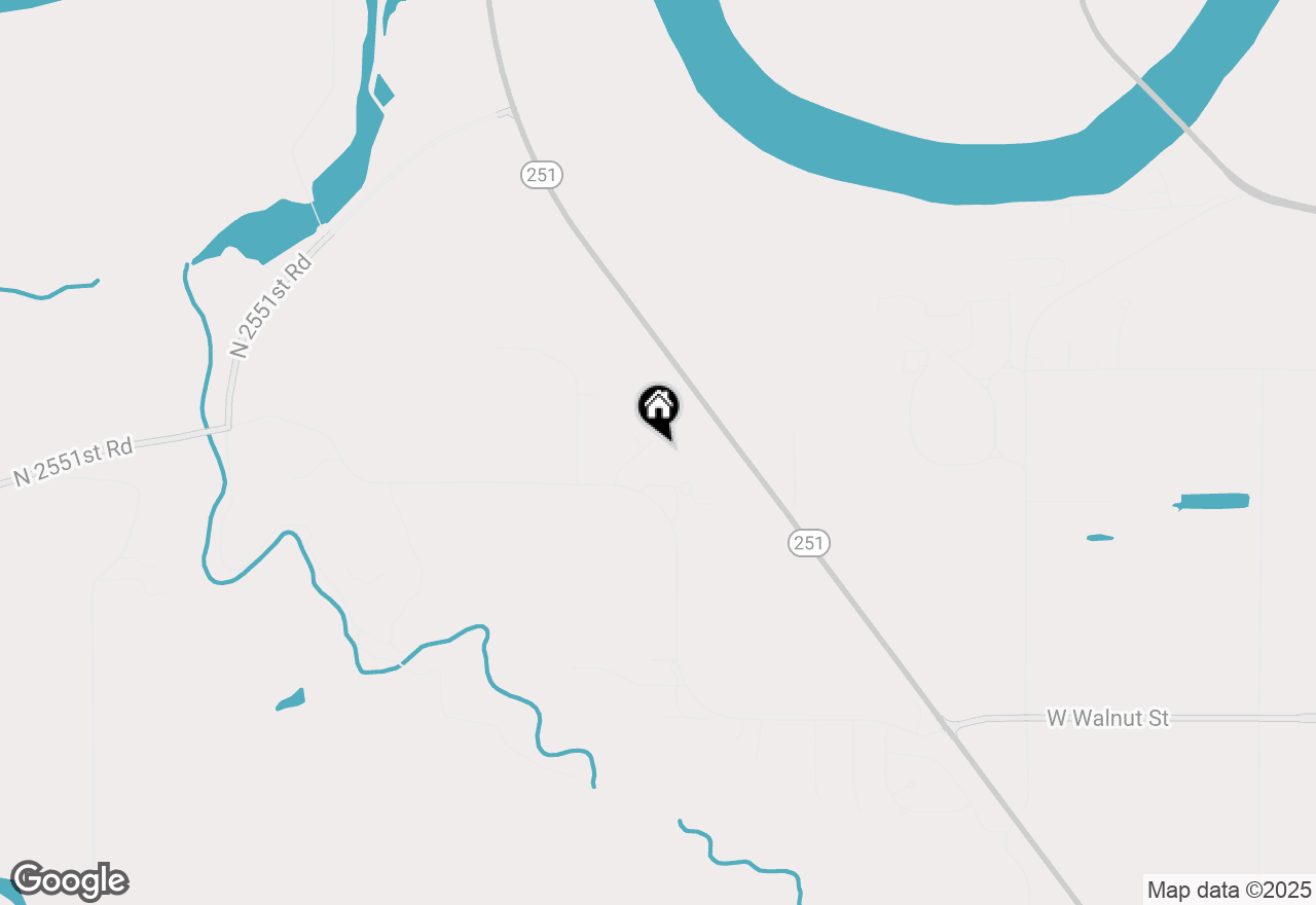 Map of 2556 E 269th Road, Peru, IL 61354