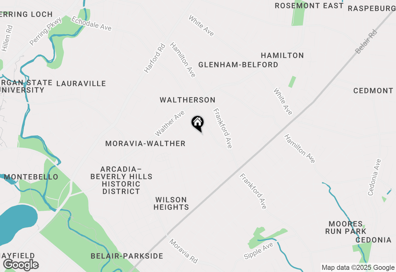 Map of 5122 Pembroke Avenue, Baltimore, MD 21206