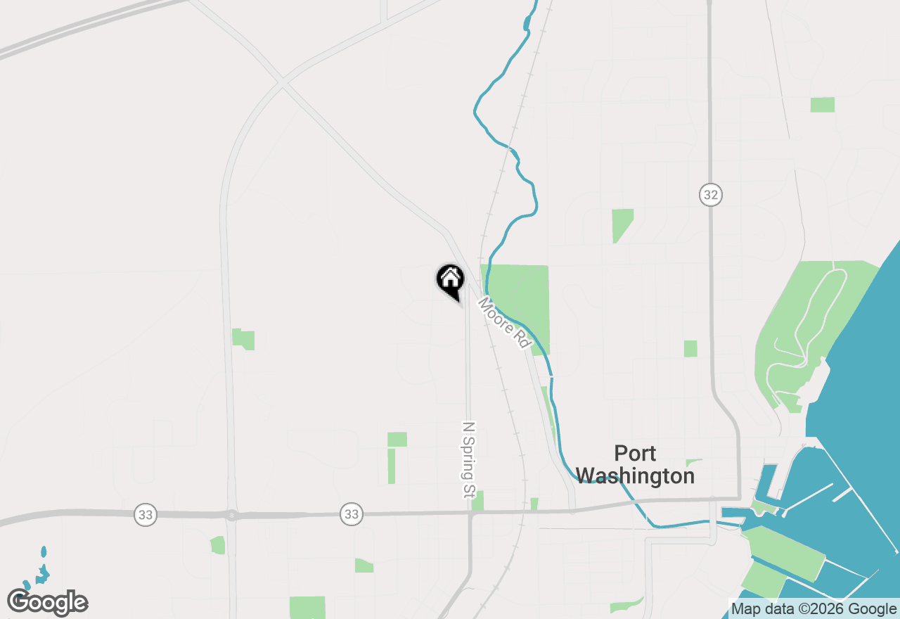 Map of 885 Cumberland Ln, Port Washington, WI 53074