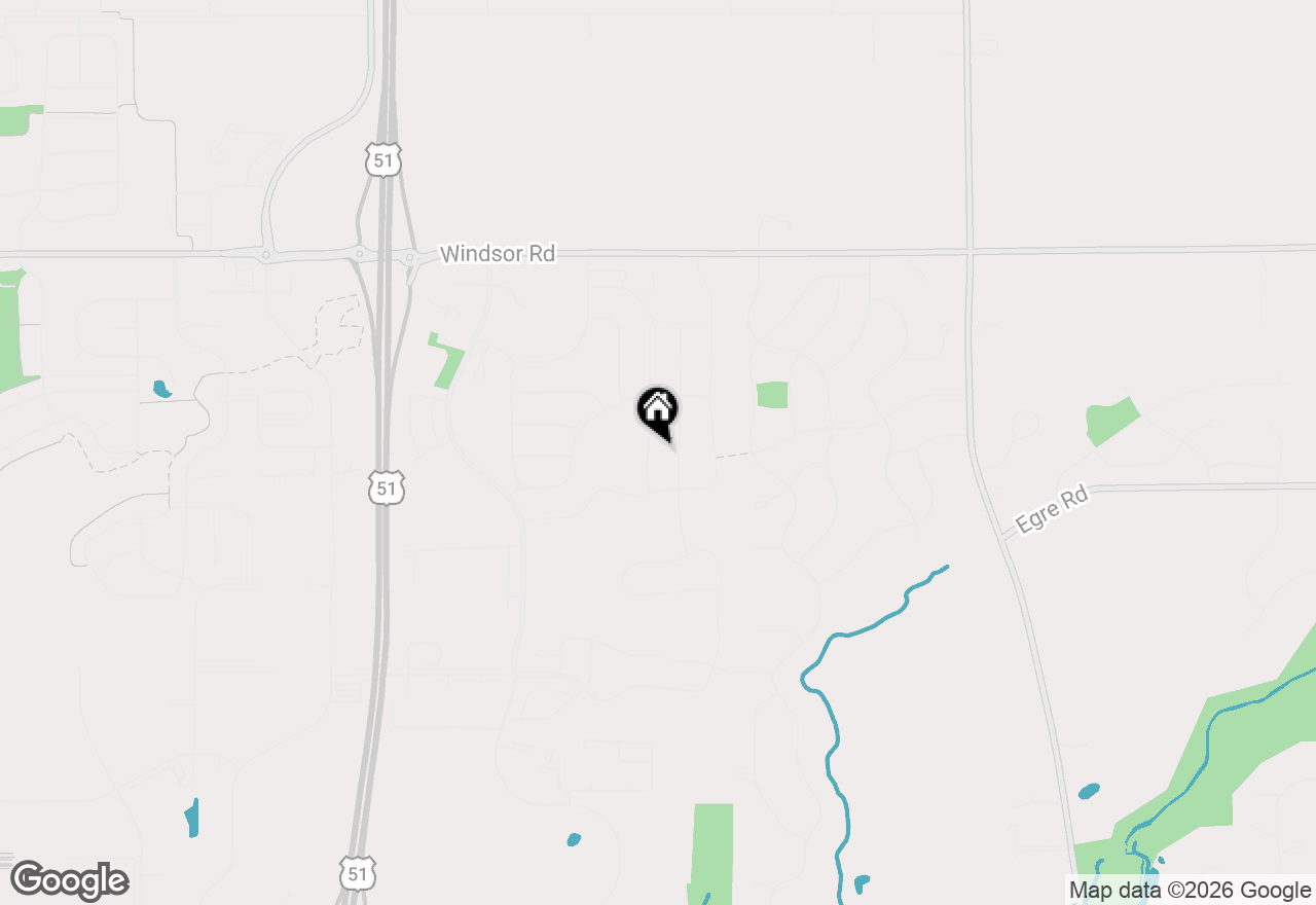 Map of 6630 Ramshorn Drive, Deforest, WI 53532