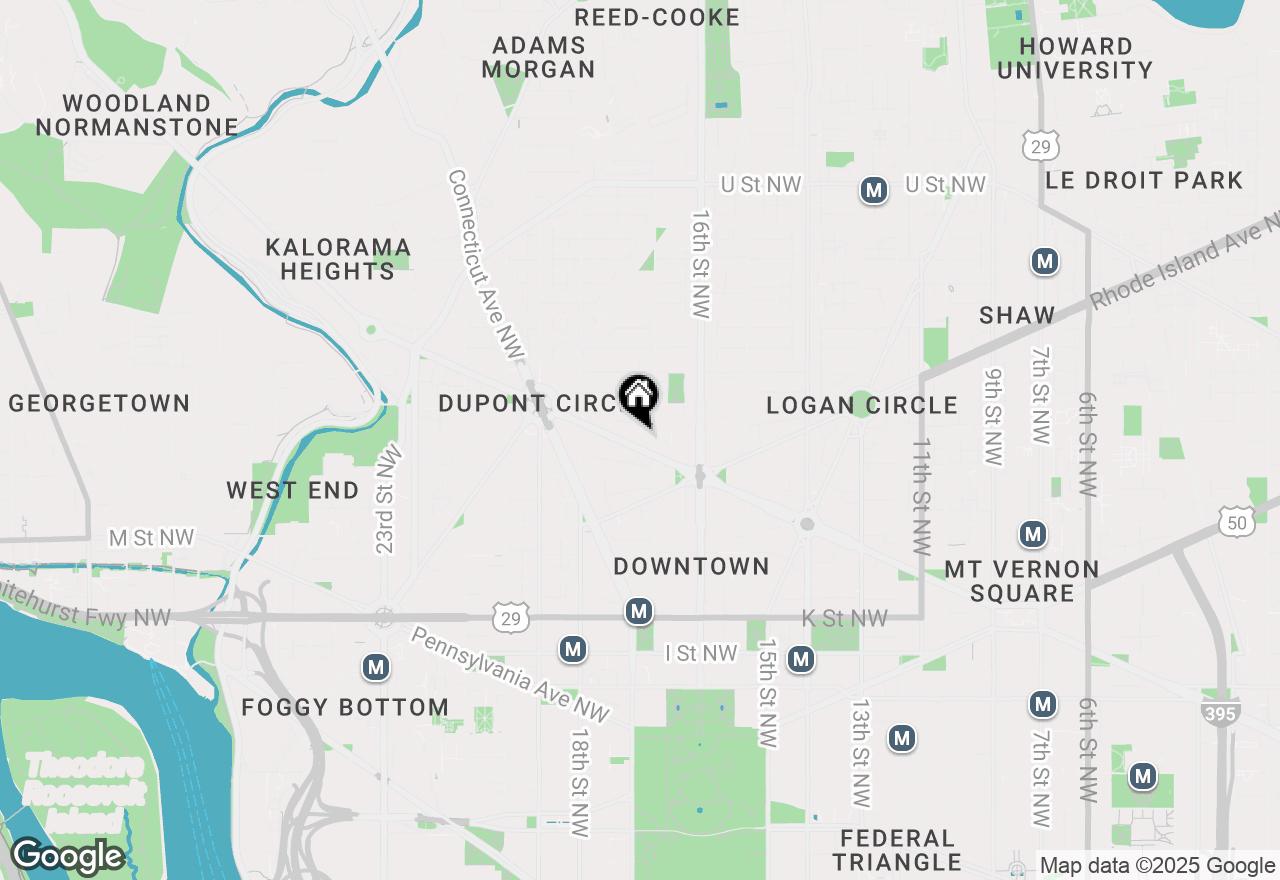 Map of 1711 Massachusetts Avenue Nw #627, Washington, DC 20036