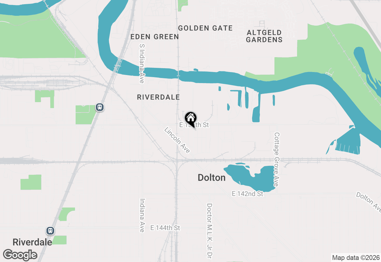 Map of 13816 Park Avenue #COACH, Dolton, IL 60419