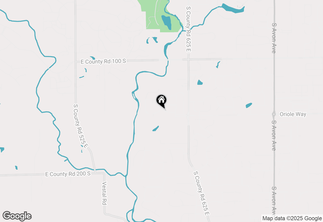 Map of 5997 Pine Bluff Drive, Avon, IN 46123