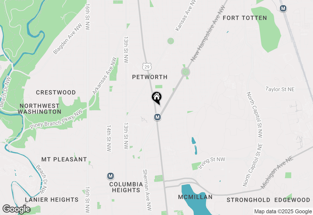 Map of 3817 Georgia Avenue Nw #6, Washington, DC 20011