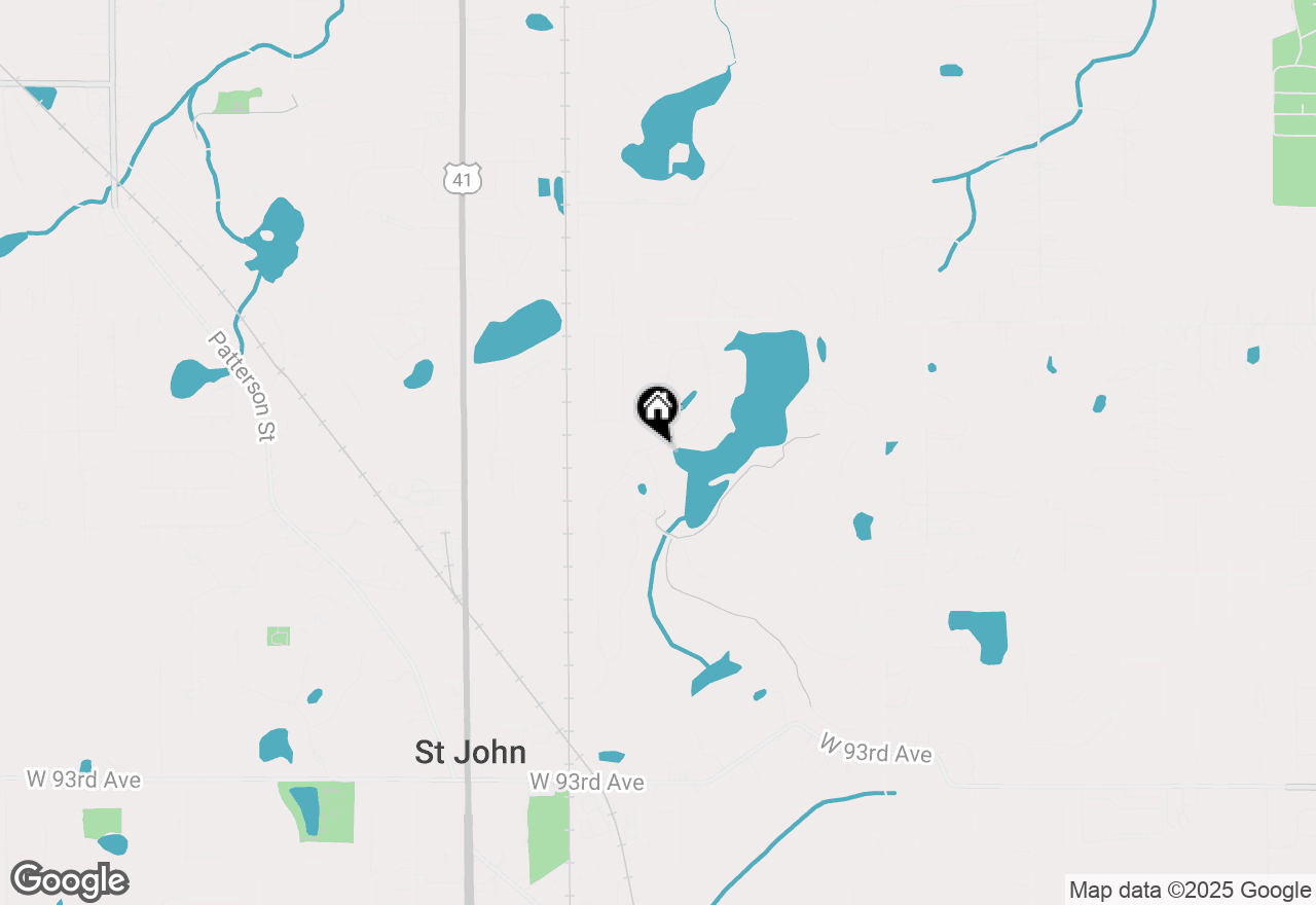 Map of 8705 Winding Trail, St. John, IN 46373