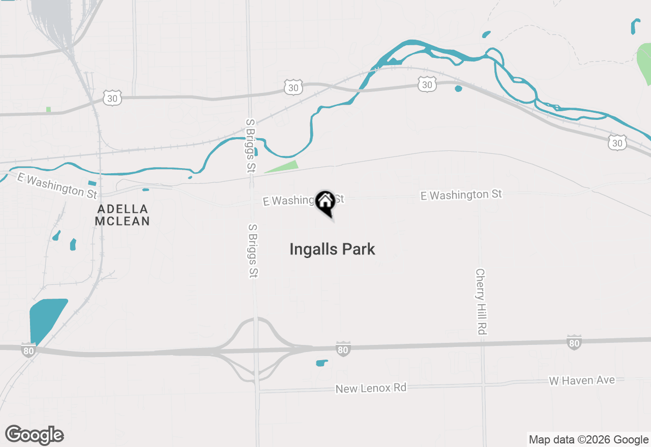 Map of 120 Anderson Avenue, Joliet, IL 60433