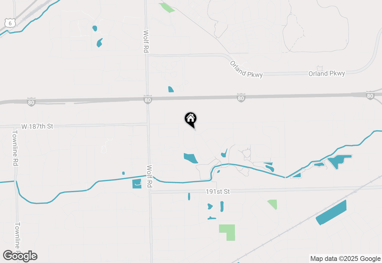 Map of 18729 Wren Circle, Mokena, IL 60448