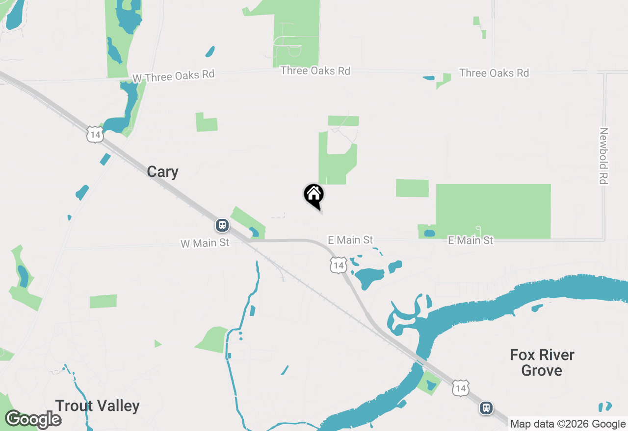 Map of 149 Pearl Street, Cary, IL 60013