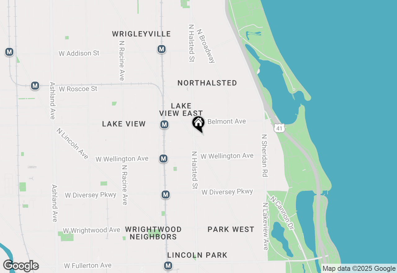 Map of 753 W California Terrace #2, Chicago, IL 60657