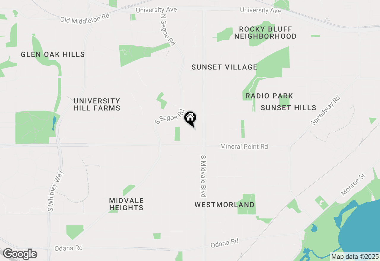 Map of 4438 Hillcrest Drive, Madison, WI 53705