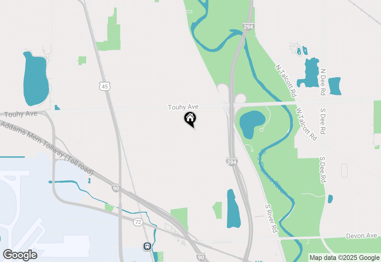 Map of 2537 S Scott Street, Des Plaines, IL 60018