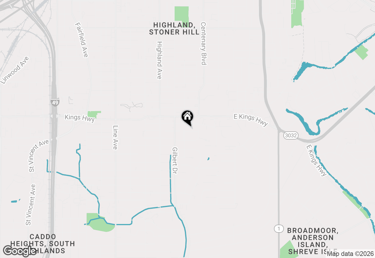 Map of 244 Forest Avenue, Shreveport, LA 71104