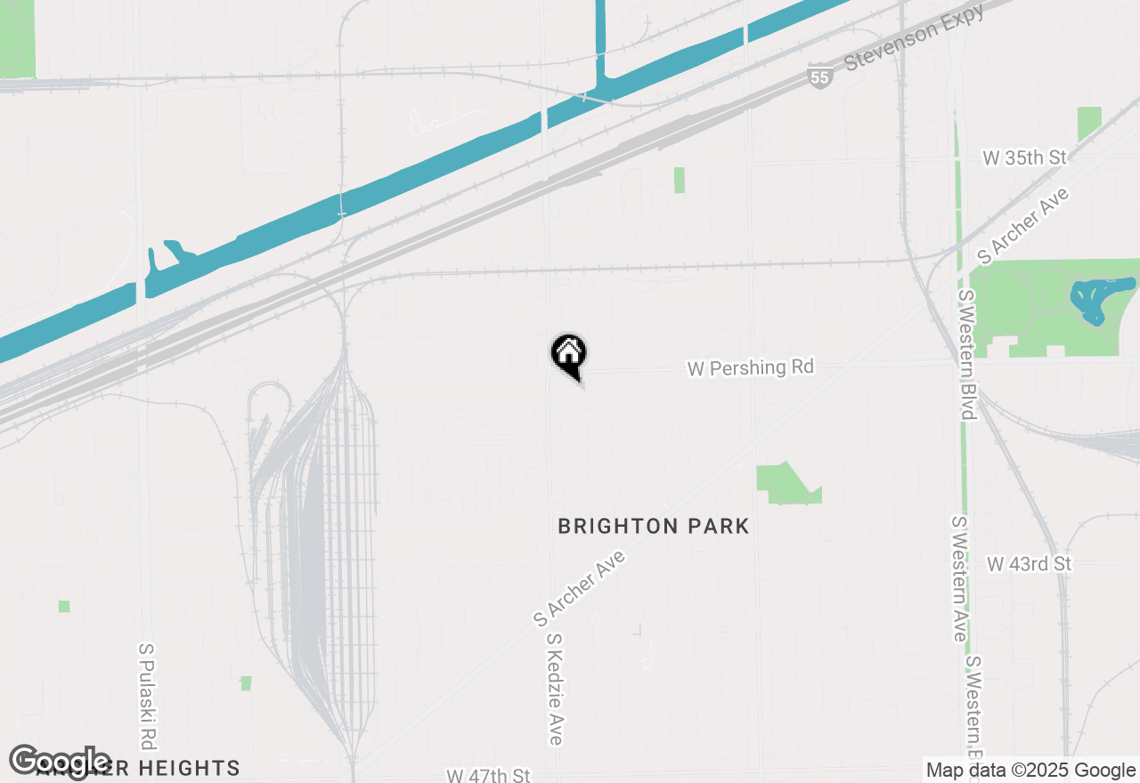 Map of 3134 W 39th Place #1, Chicago, IL 60632