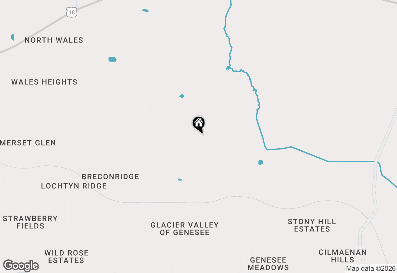 Map of 111 Legend Way, Wales, WI 53183