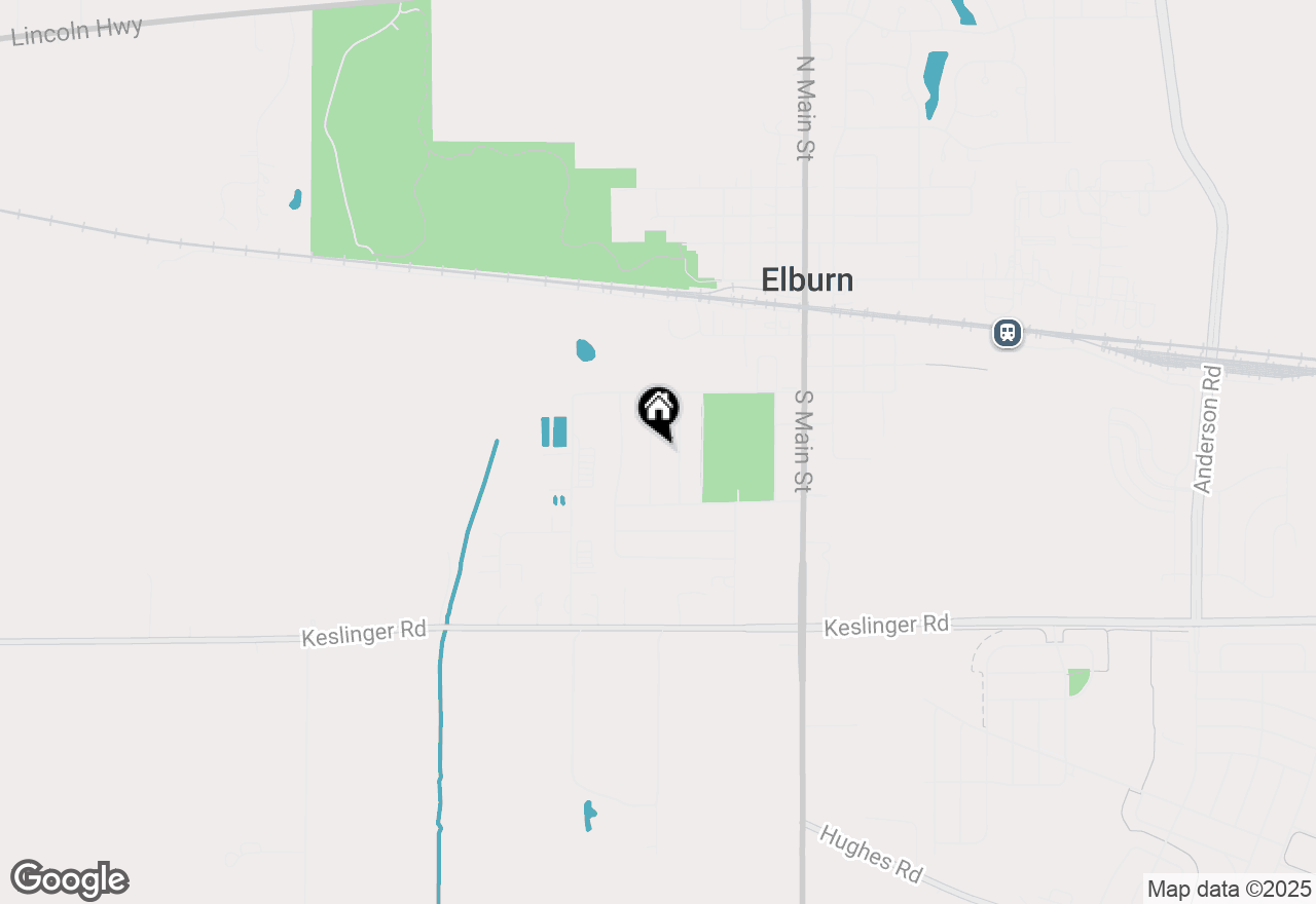Map of 525 Saratoga Drive, Elburn, IL 60119