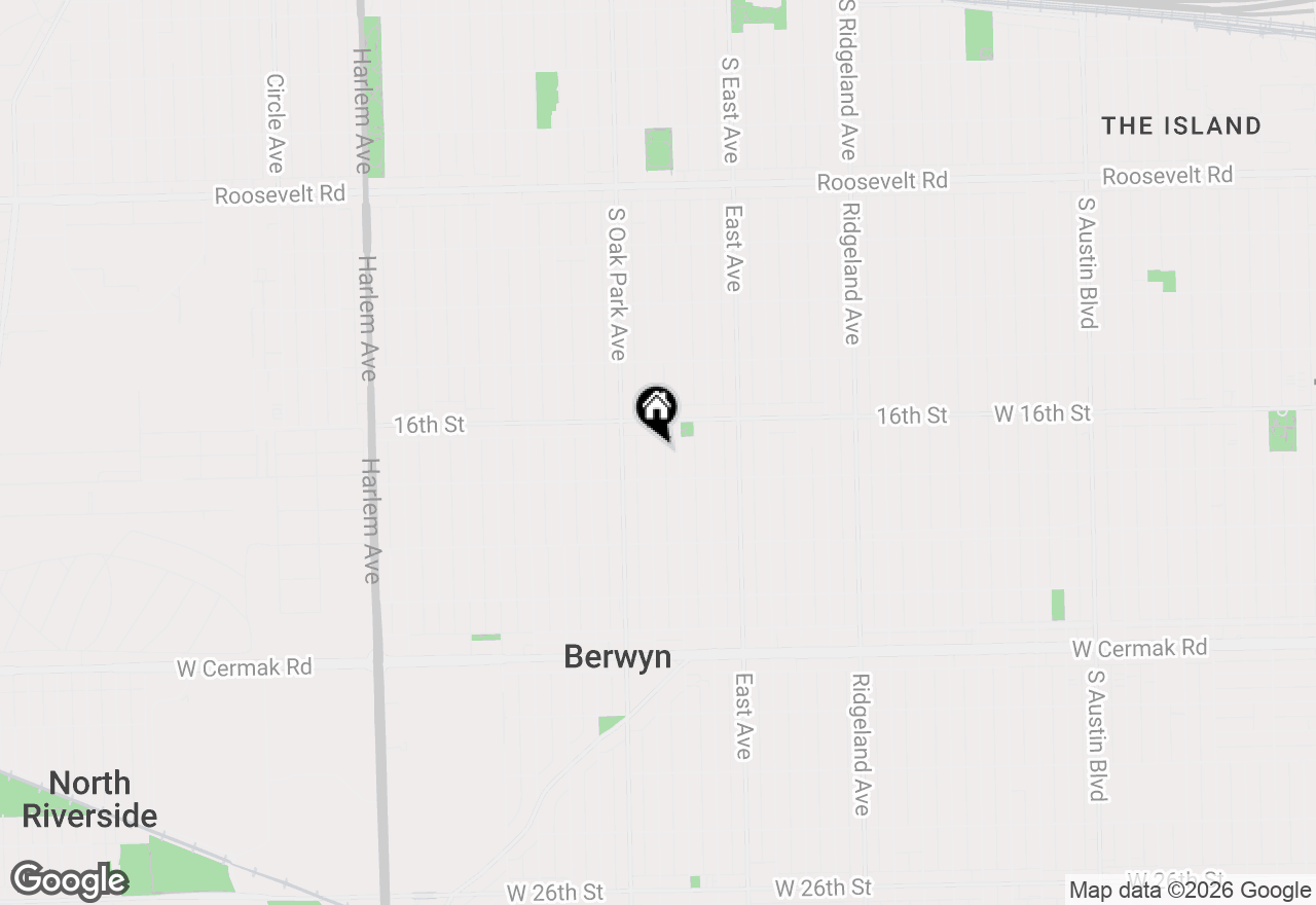 Map of 1629 Euclid Avenue, Berwyn, IL 60402