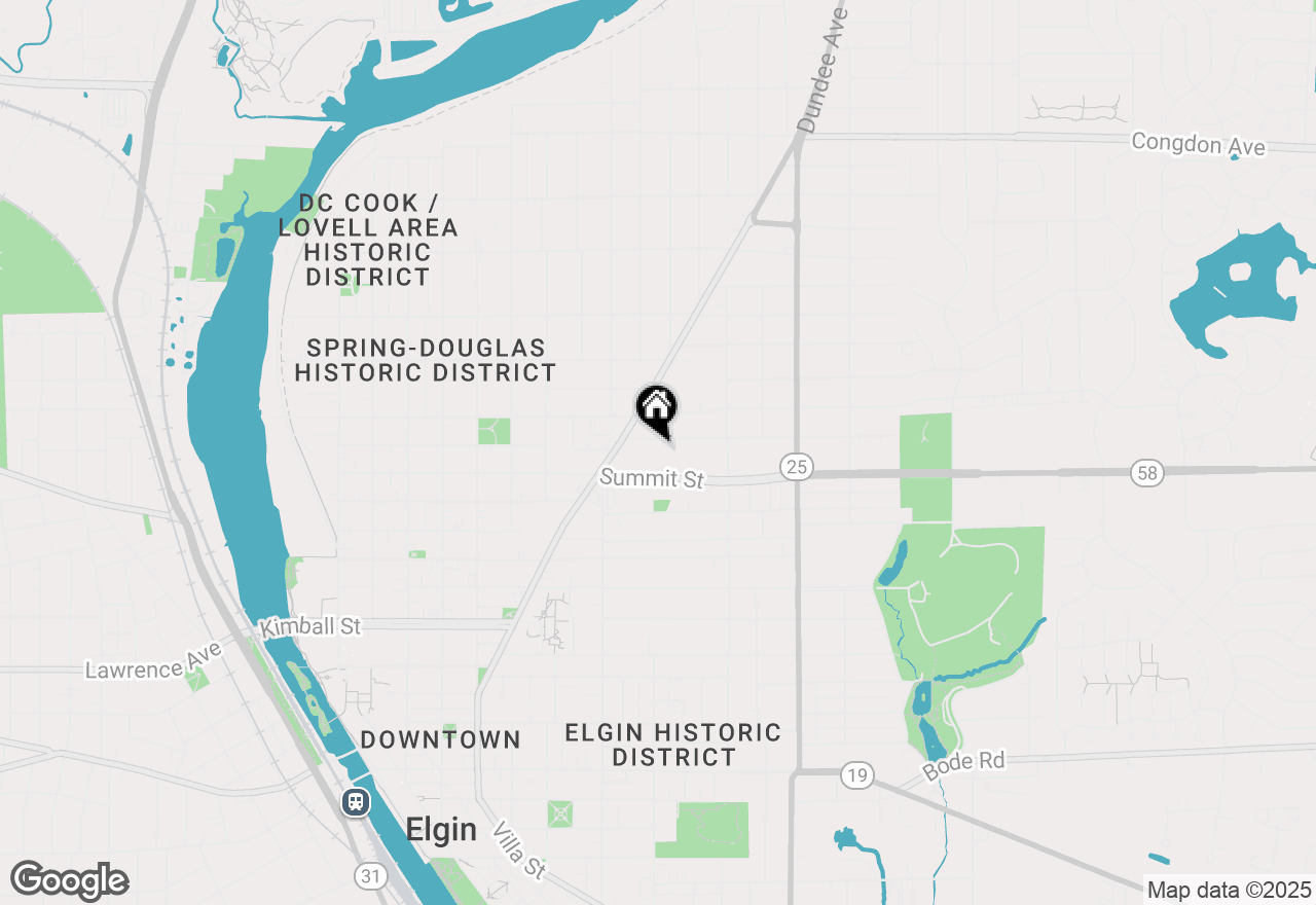 Map of 433 Enterprise St, Elgin, IL 60120