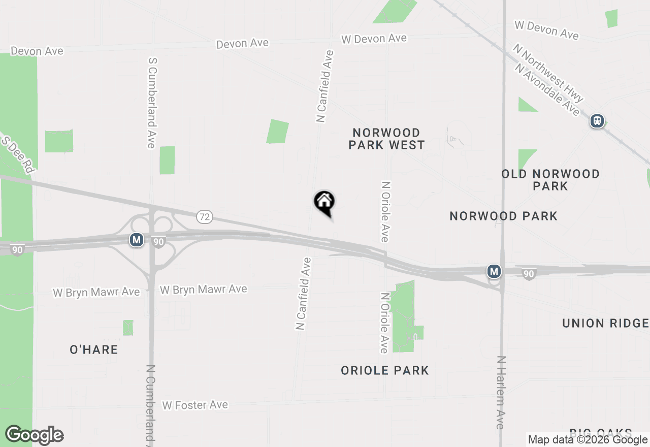 Map of 7802 W Victoria Street, Chicago, IL 60631