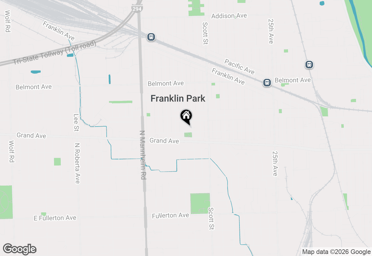 Map of 2913 Sarah Street, Franklin Park, IL 60131