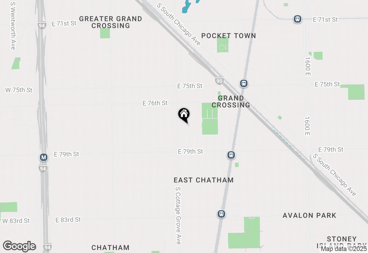 Map of 7726 S Maryland Avenue, Chicago, IL 60619