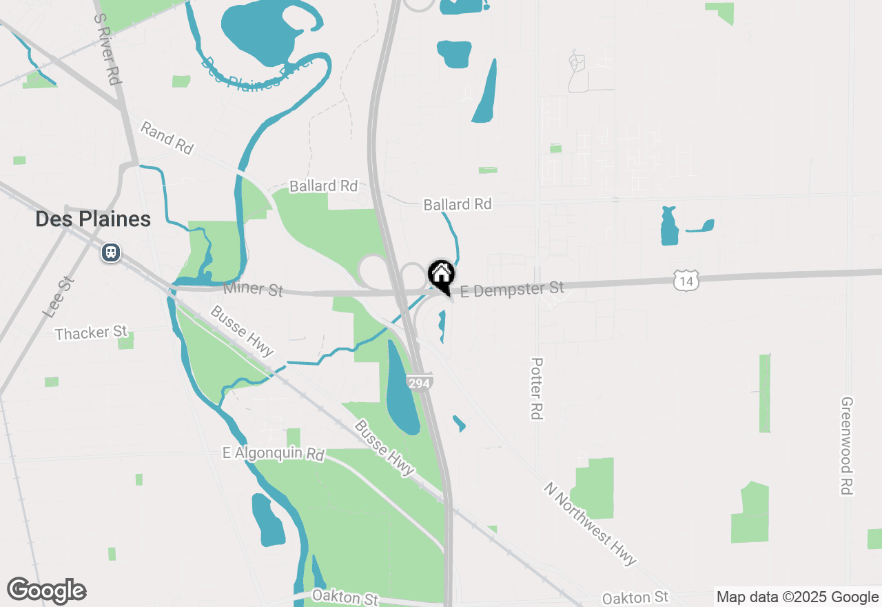 Map of 1745 Pavilion Way #502, Park Ridge, IL 60068