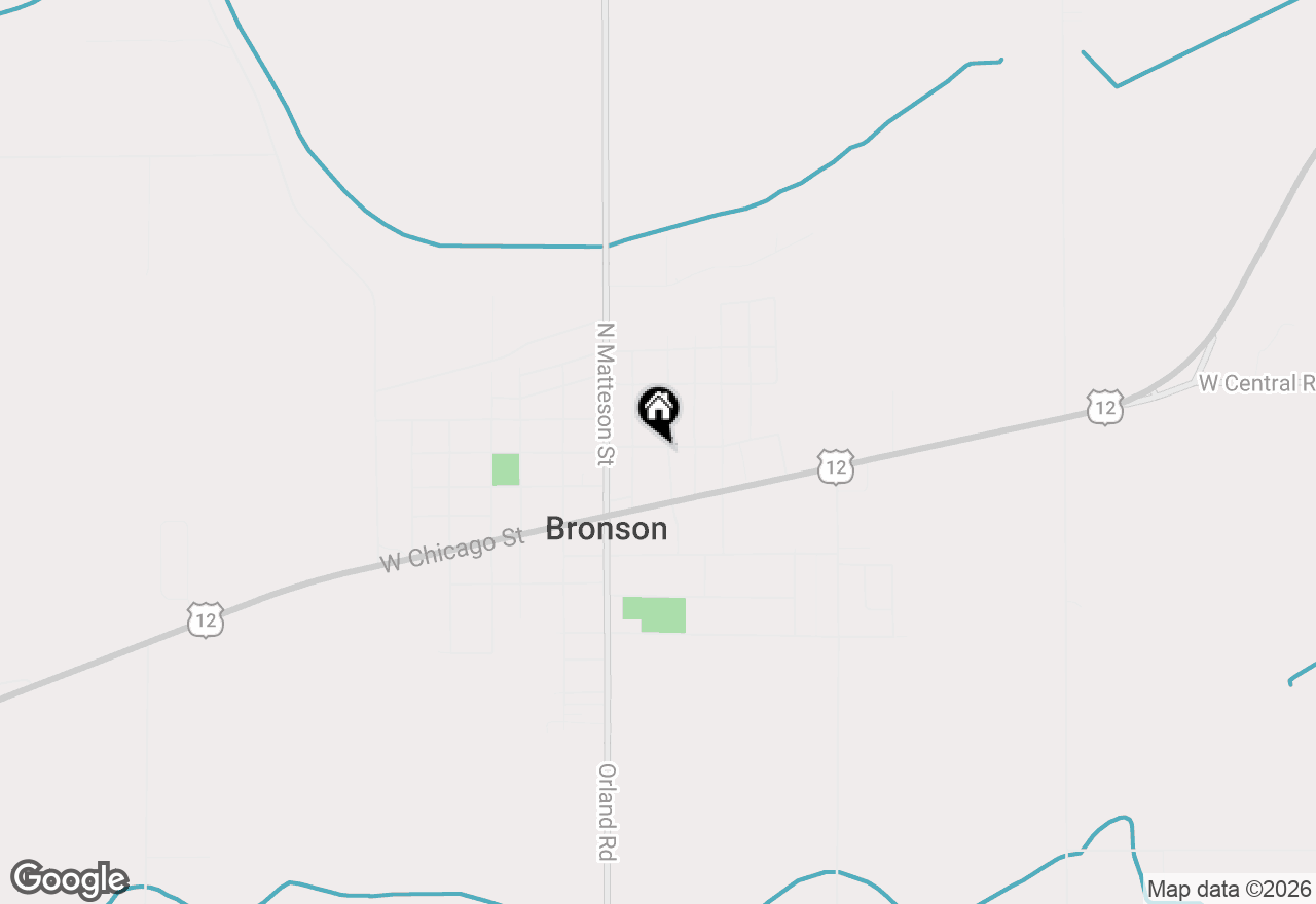 Map of 155 Winona Street, Bronson, MI 49028