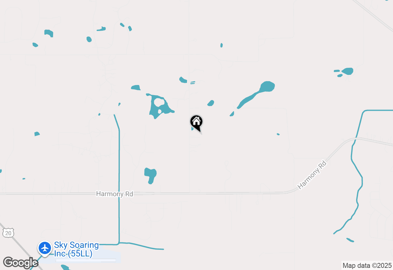 Map of 11116 Seeman Road, Huntley, IL 60142