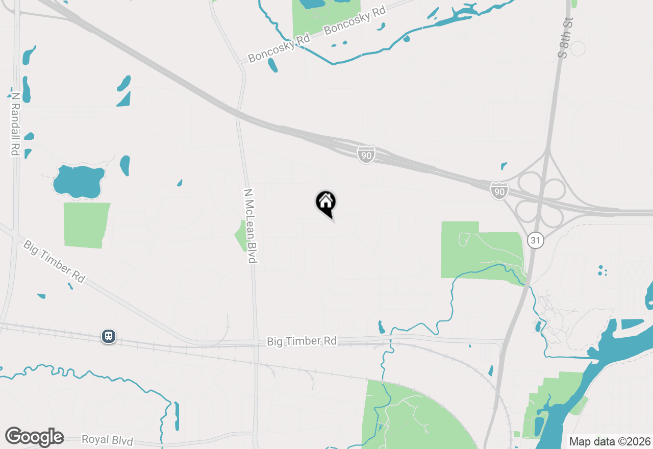 Map of 1125 Forest Drive, Elgin, IL 60123