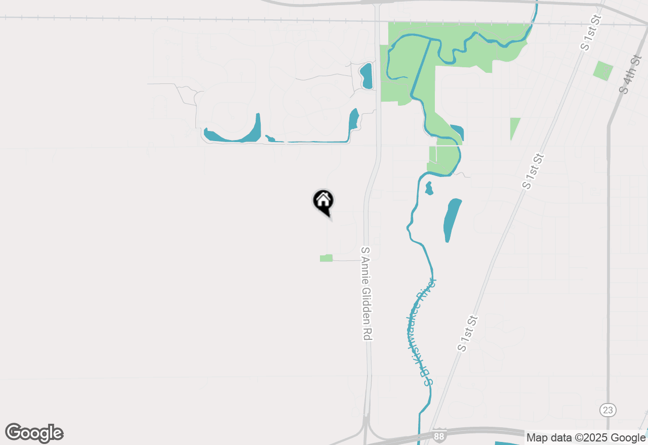 Map of 1143 Quail Run, Dekalb, IL 60115