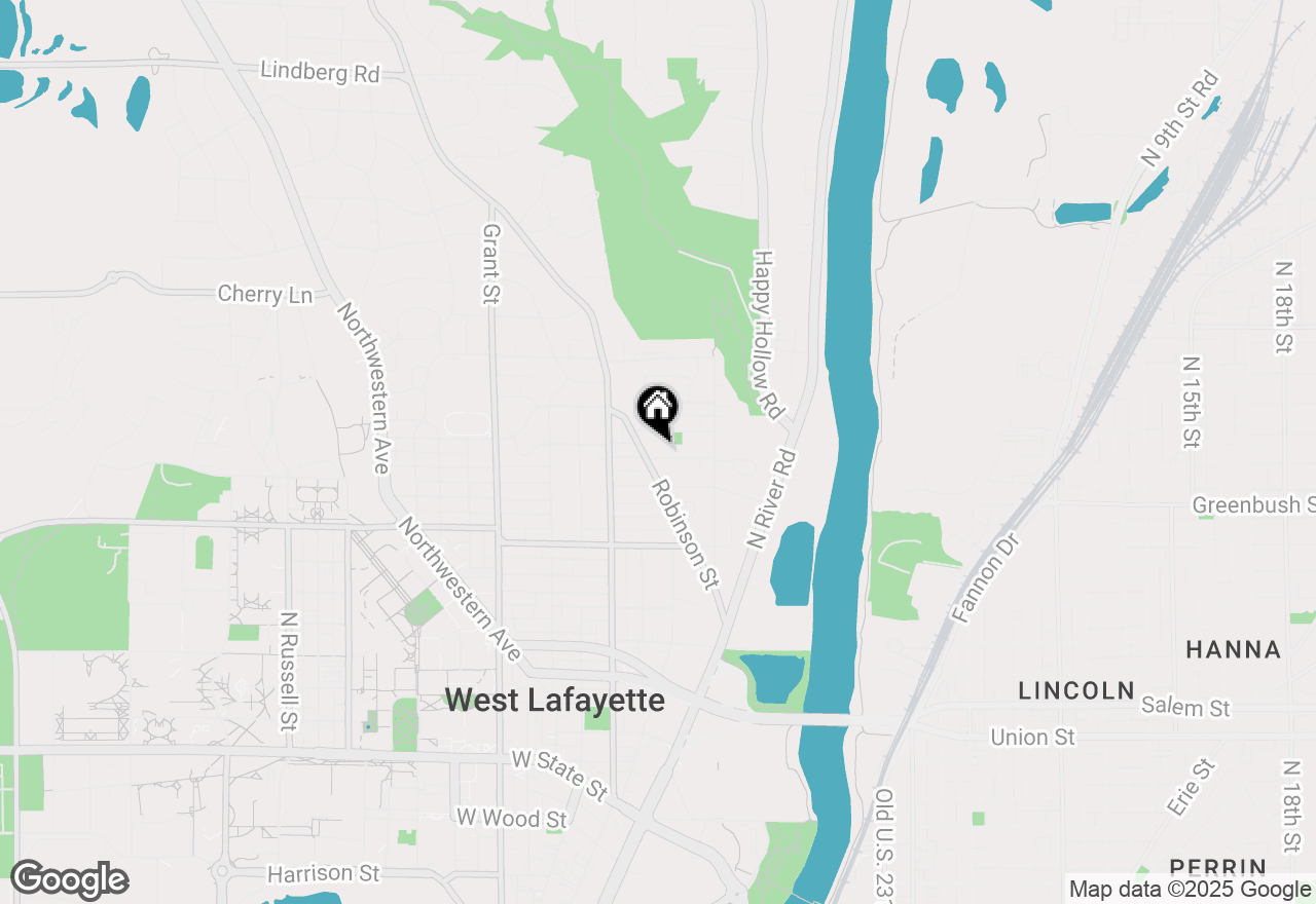 Map of 214 Connolly Street, West Lafayette, IN 47906